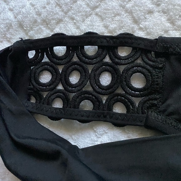 Becca Women’s Bikini Bottom, Size-Large, Color-Black, - Picture 3 of 5